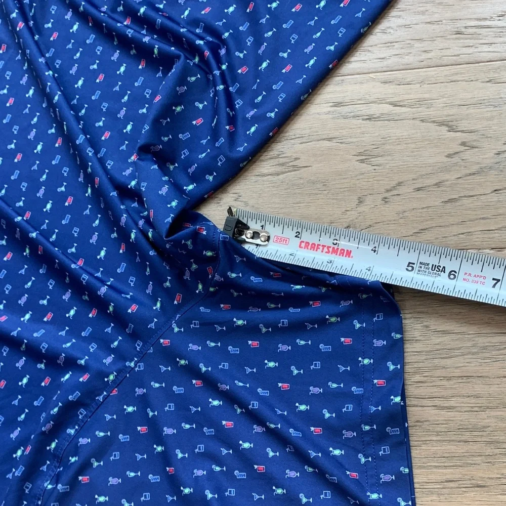 Donald Ross Sport Men’s Polo Cocktails Size XL - Picture 9 of 10